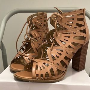 Lace up heels from Francesca’s